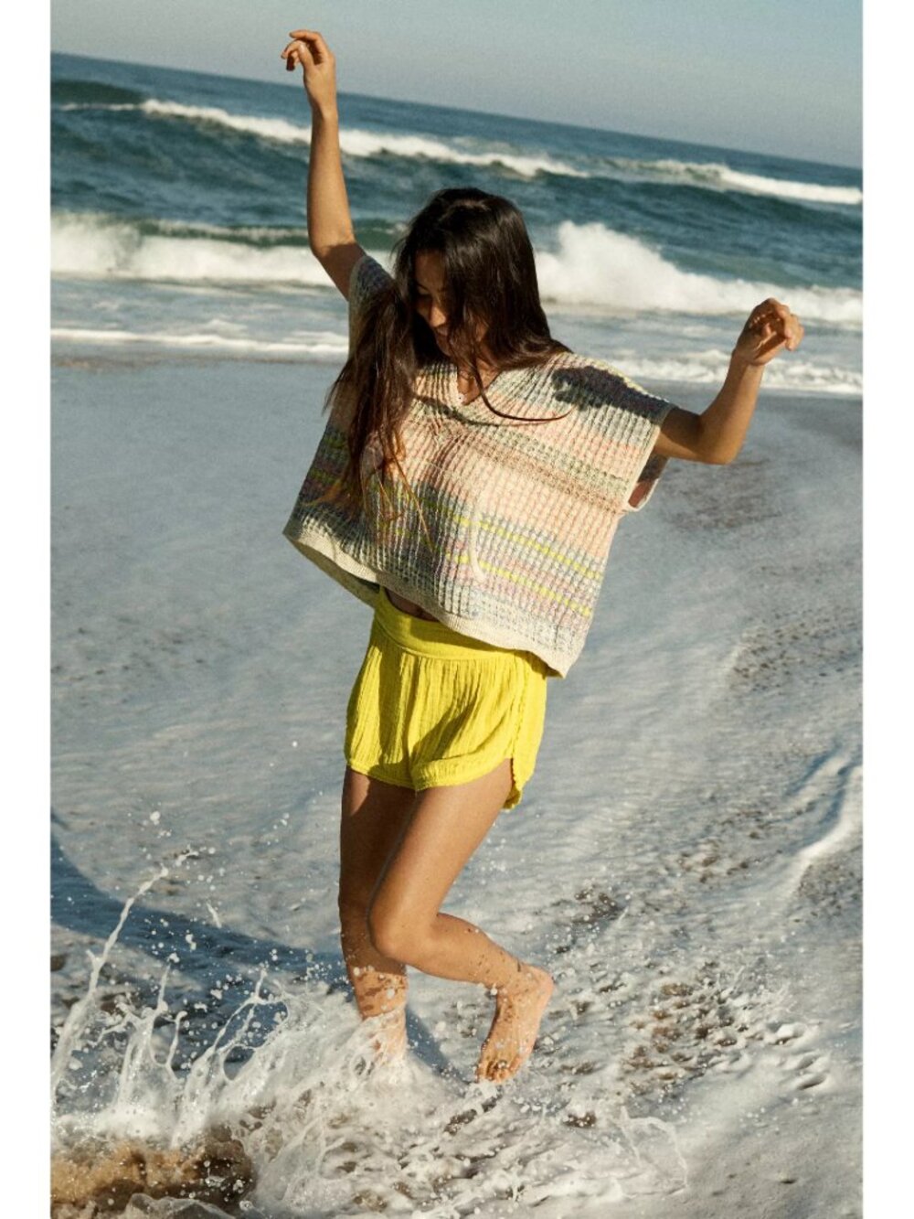 Anthropologie Daily Practice Textured Thermal Hoodie